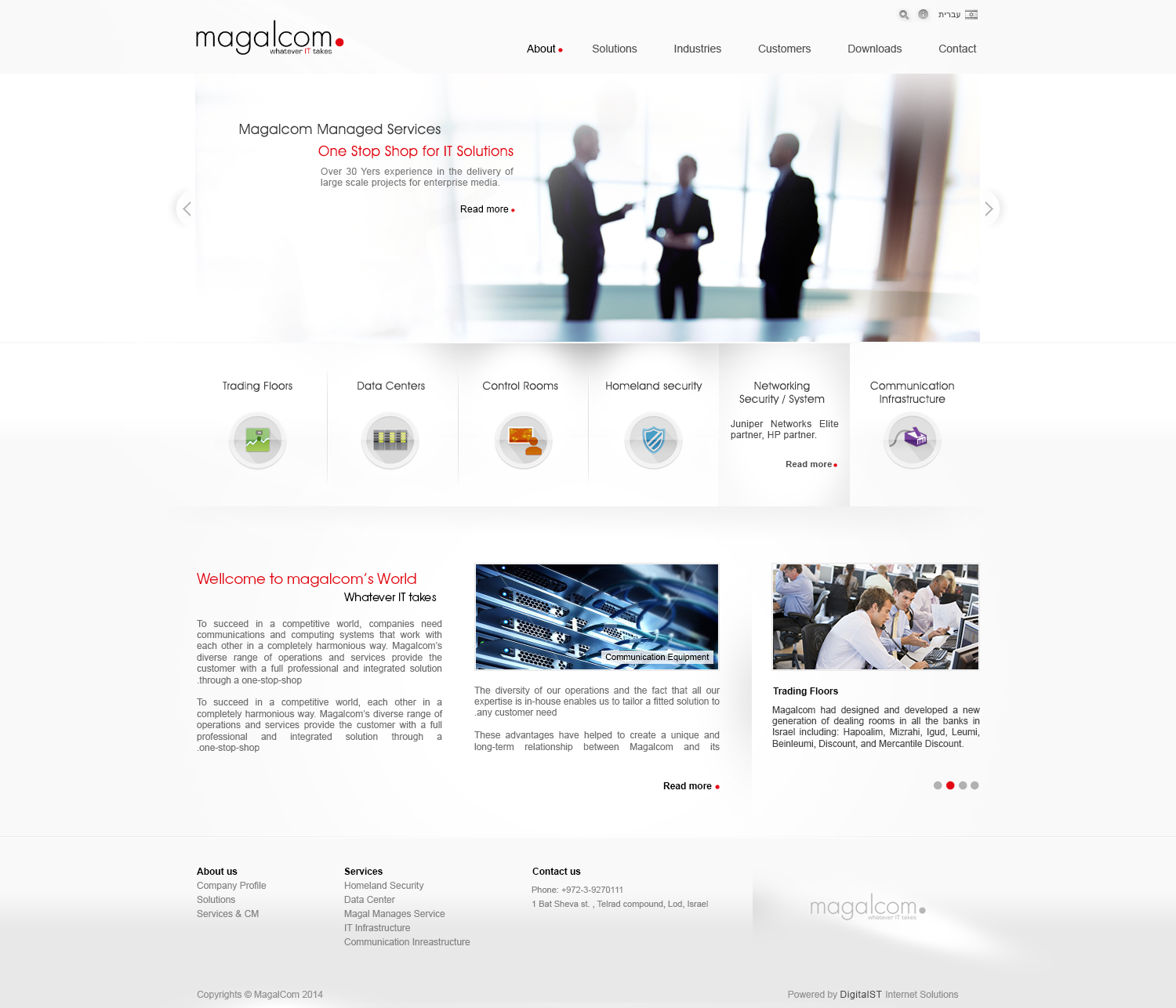 Magalcom עיצוב אתר - תמונה 1